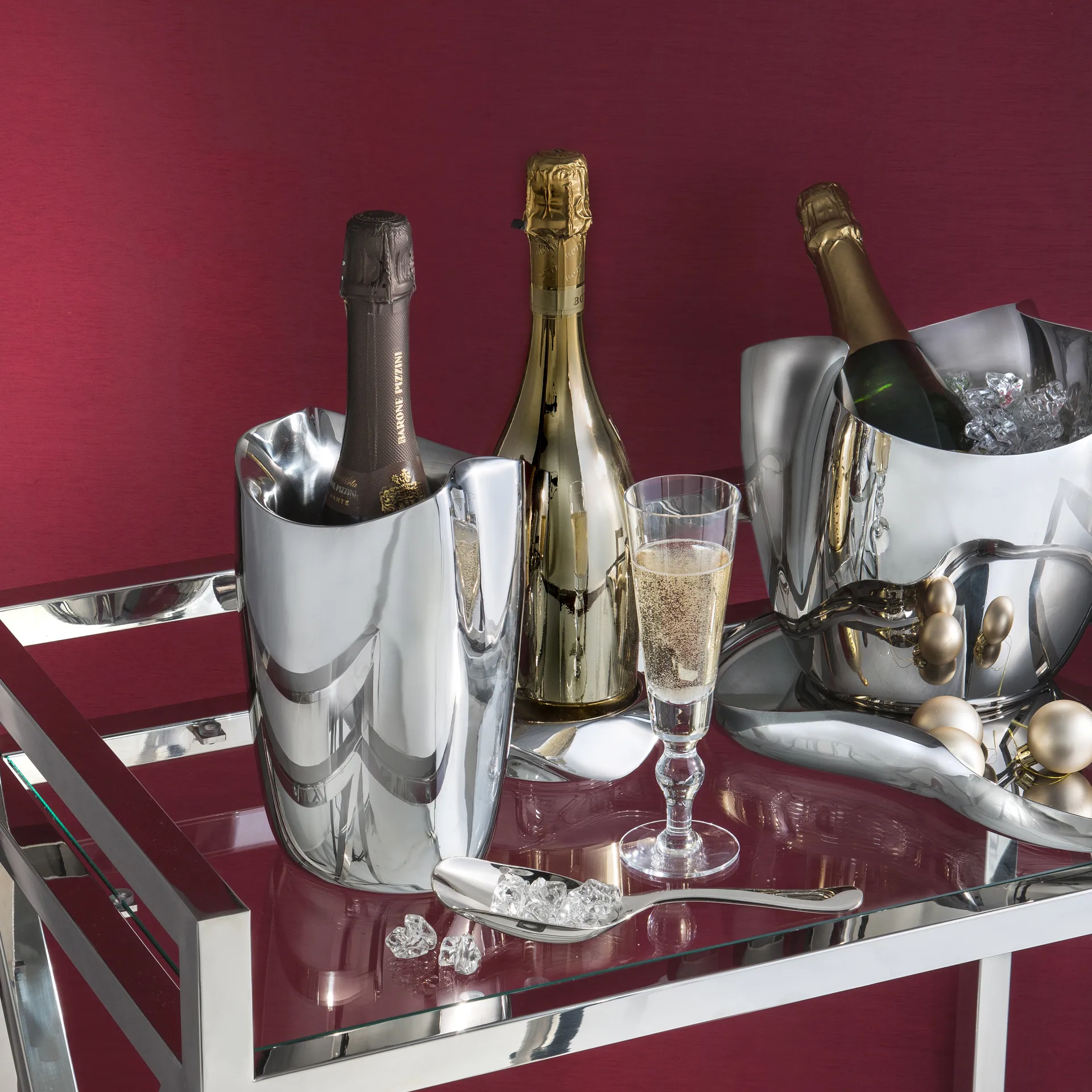 Refroidisseur de vin à double paroi Drift, Acier inoxydable Robert Welch