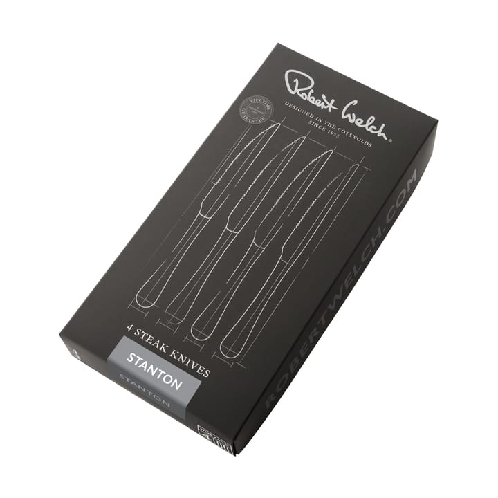 Set de 4 couteaux à viande Stanton Bright, Acier inoxydable Robert Welch
