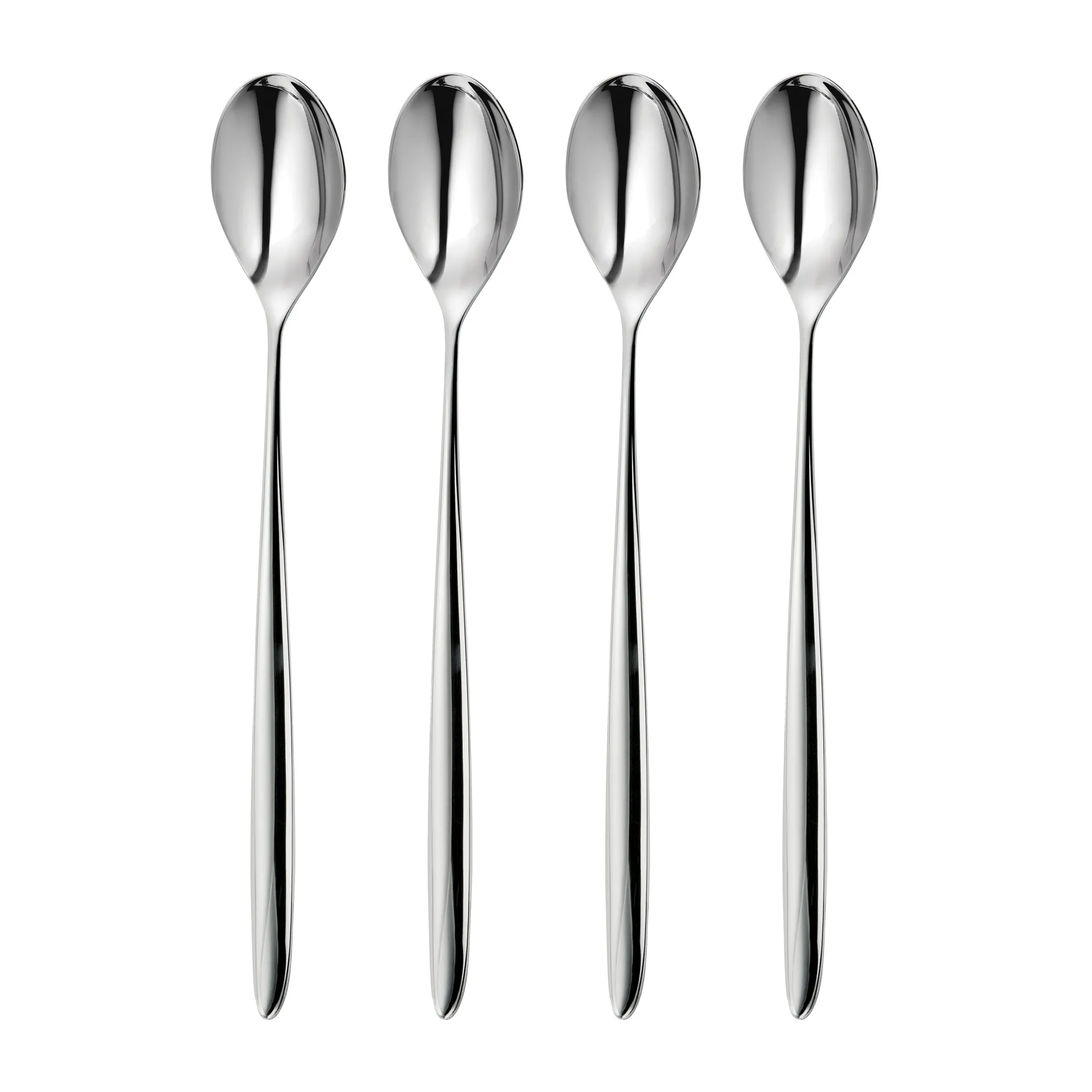 Set de 4 cuillères à latte Hidcote Bright, Acier inoxydable Robert Welch
