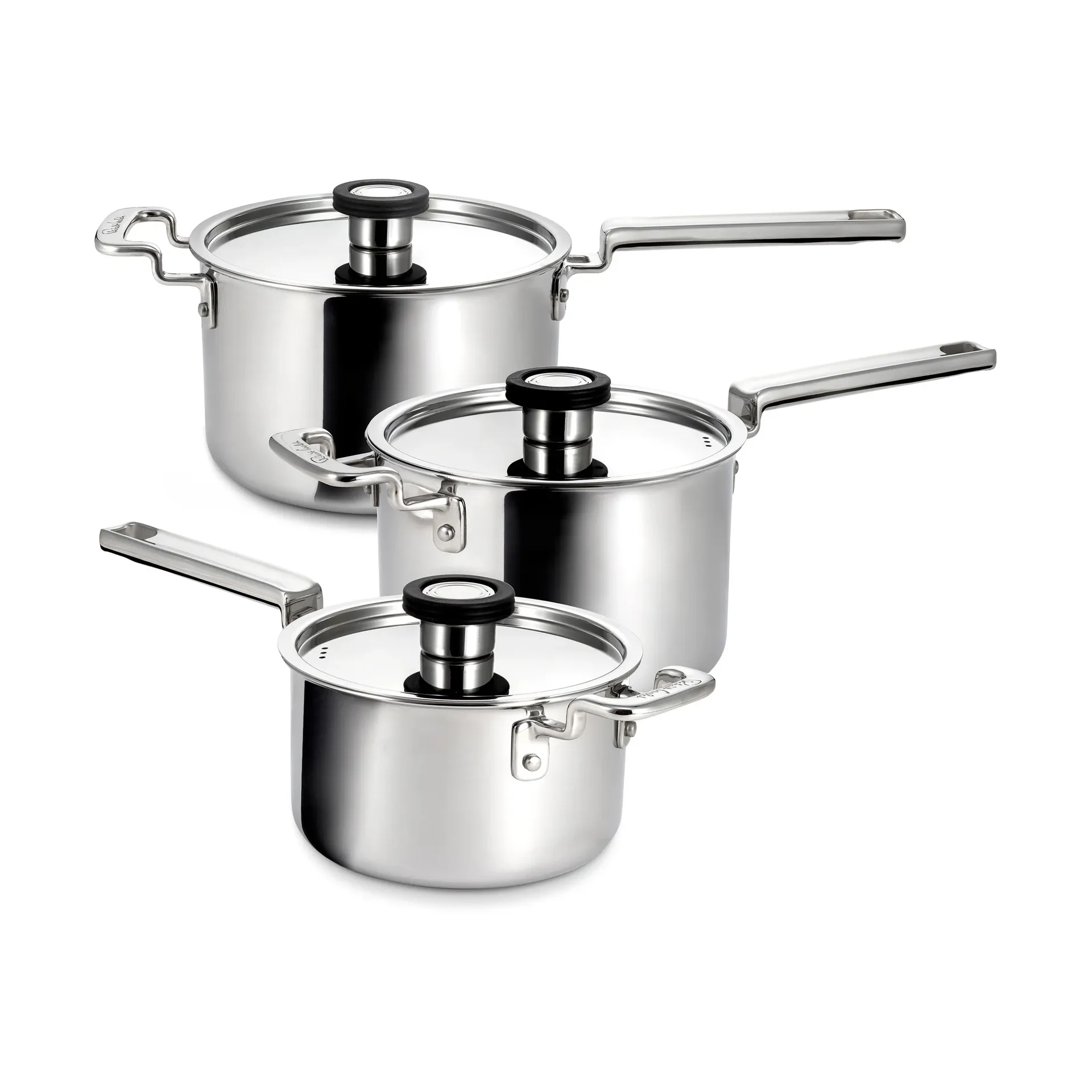 Set de casseroles 316 Series, Acier inoxydable, 3 pièces Robert Welch