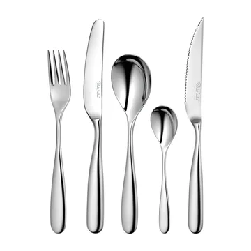 Set de couverts Stanton Bright + couteau pour grillades - 24 + 6 pièces - Robert Welch