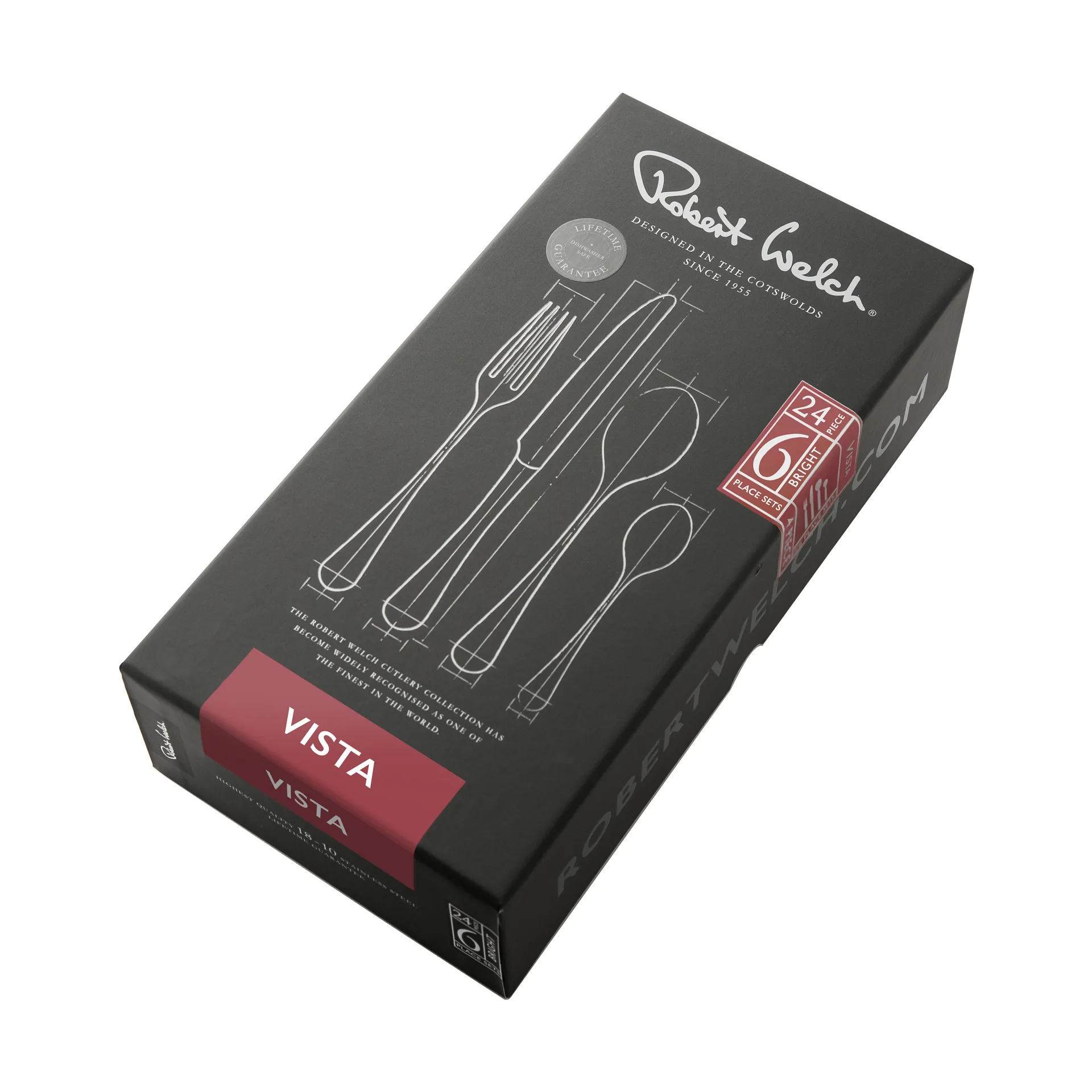 Set de couverts Vista Bright, 24 pièces Robert Welch
