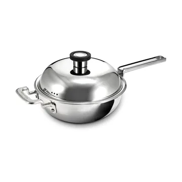 Wok 316 Series - Acier inoxydable, 22 cm - Robert Welch