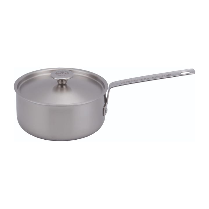 Casserole en acier inoxydable avec couvercle Inox - 2,4 l - Ronneby Bruk