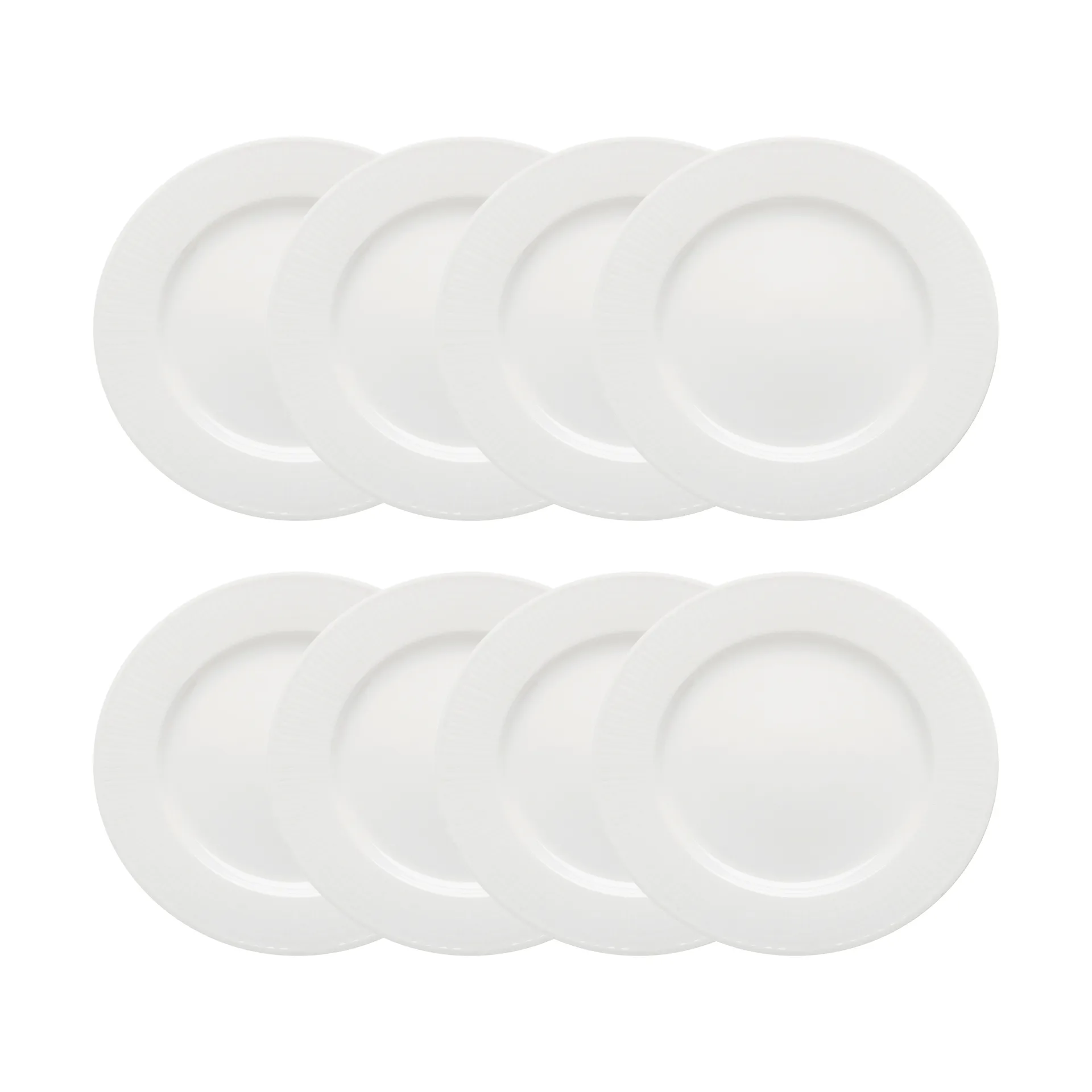 Assiette à dessert Swedish Grace Ø17 cm lot de 8 - Neige (blanc),  Rörstrand