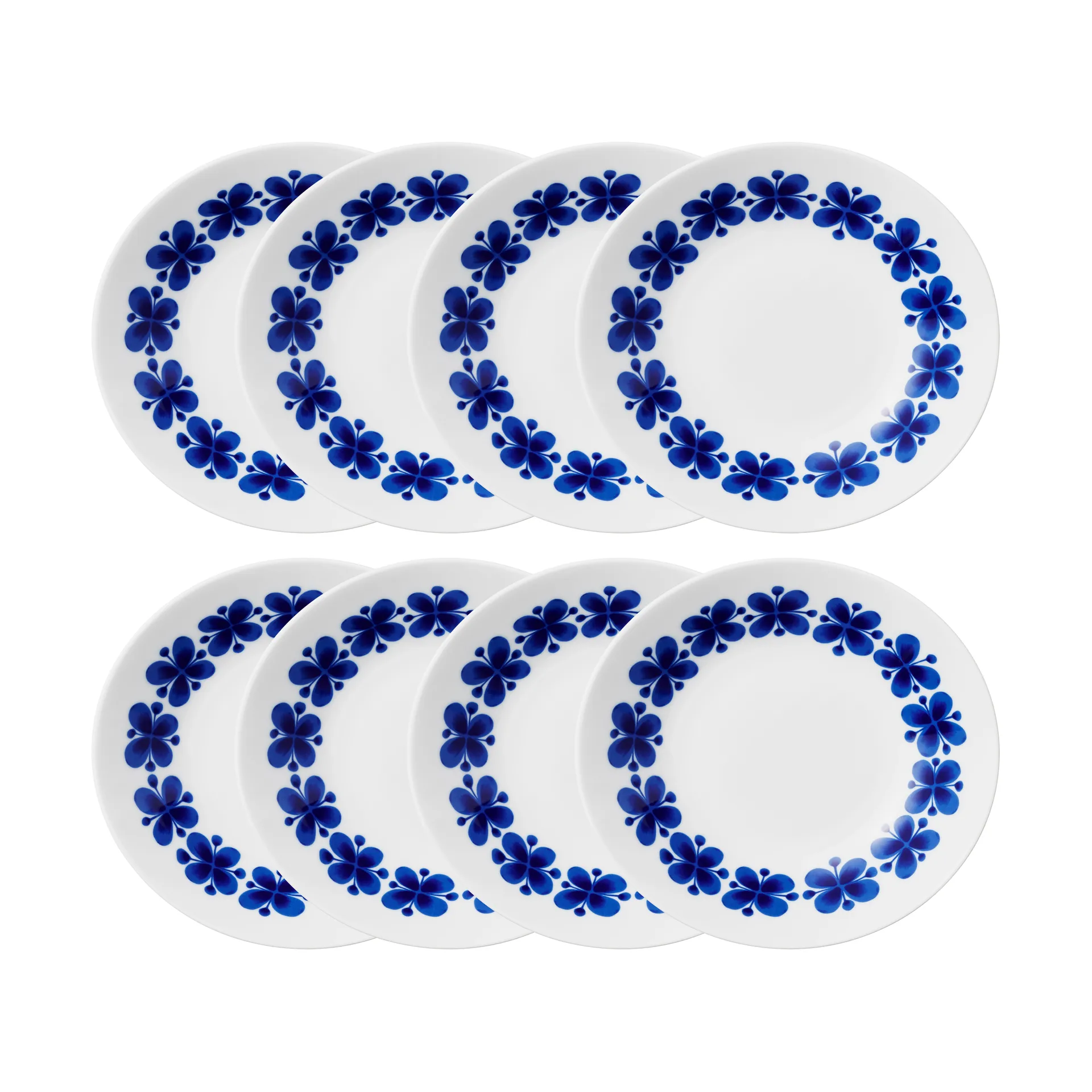 Assiette creuse Mon Amie Ø20 cm lot de 8 - Bleu,  Rörstrand
