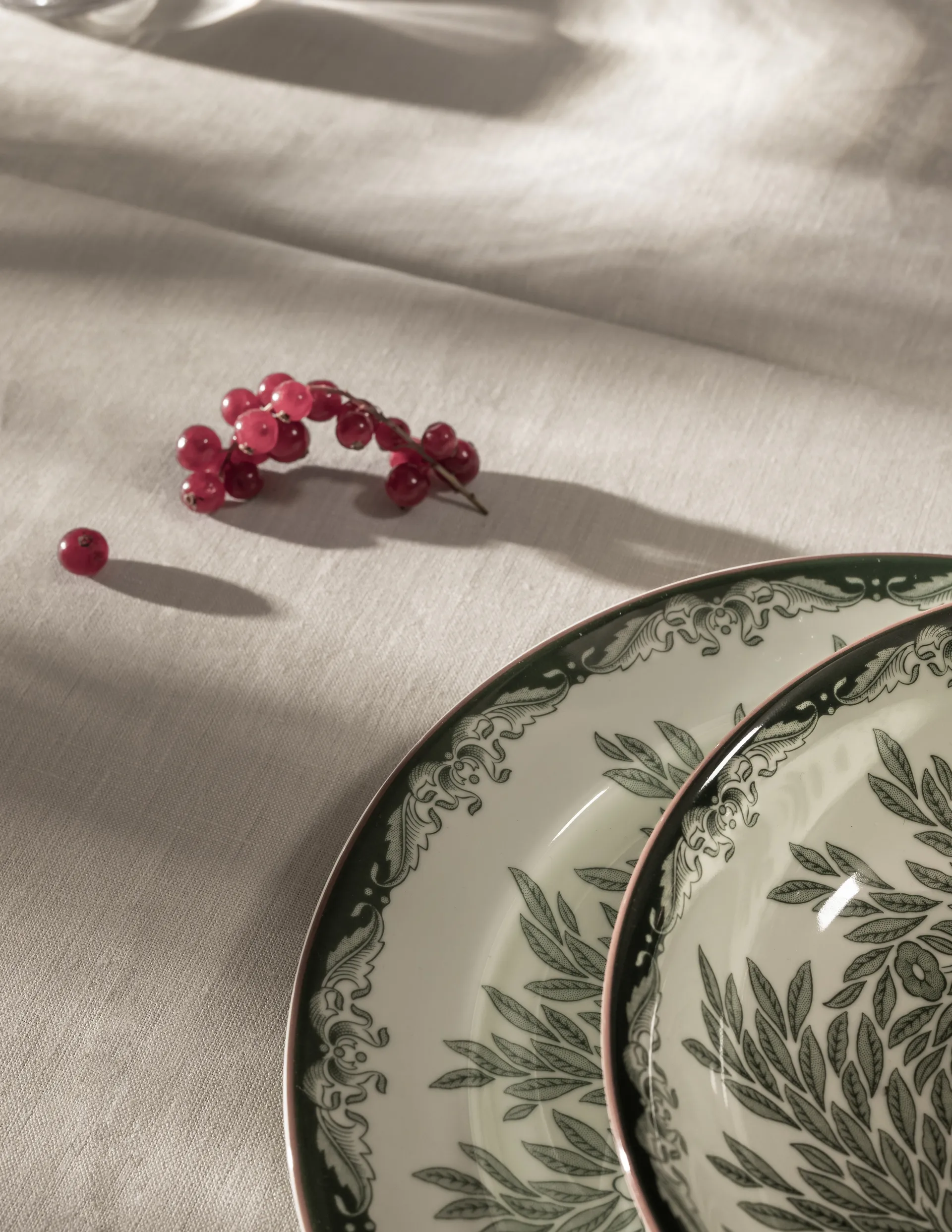 Assiette creuse Ostindia Floris Ø22 cm, Vert
 Rörstrand