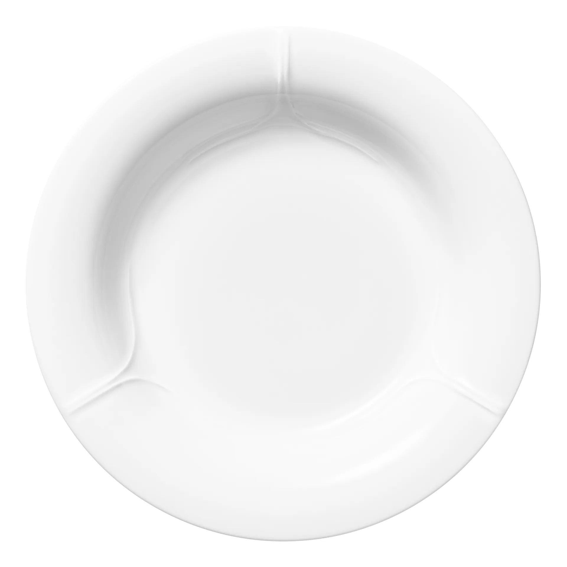 Assiette creuse Pli Blanc 23 cm, Blanc Rörstrand