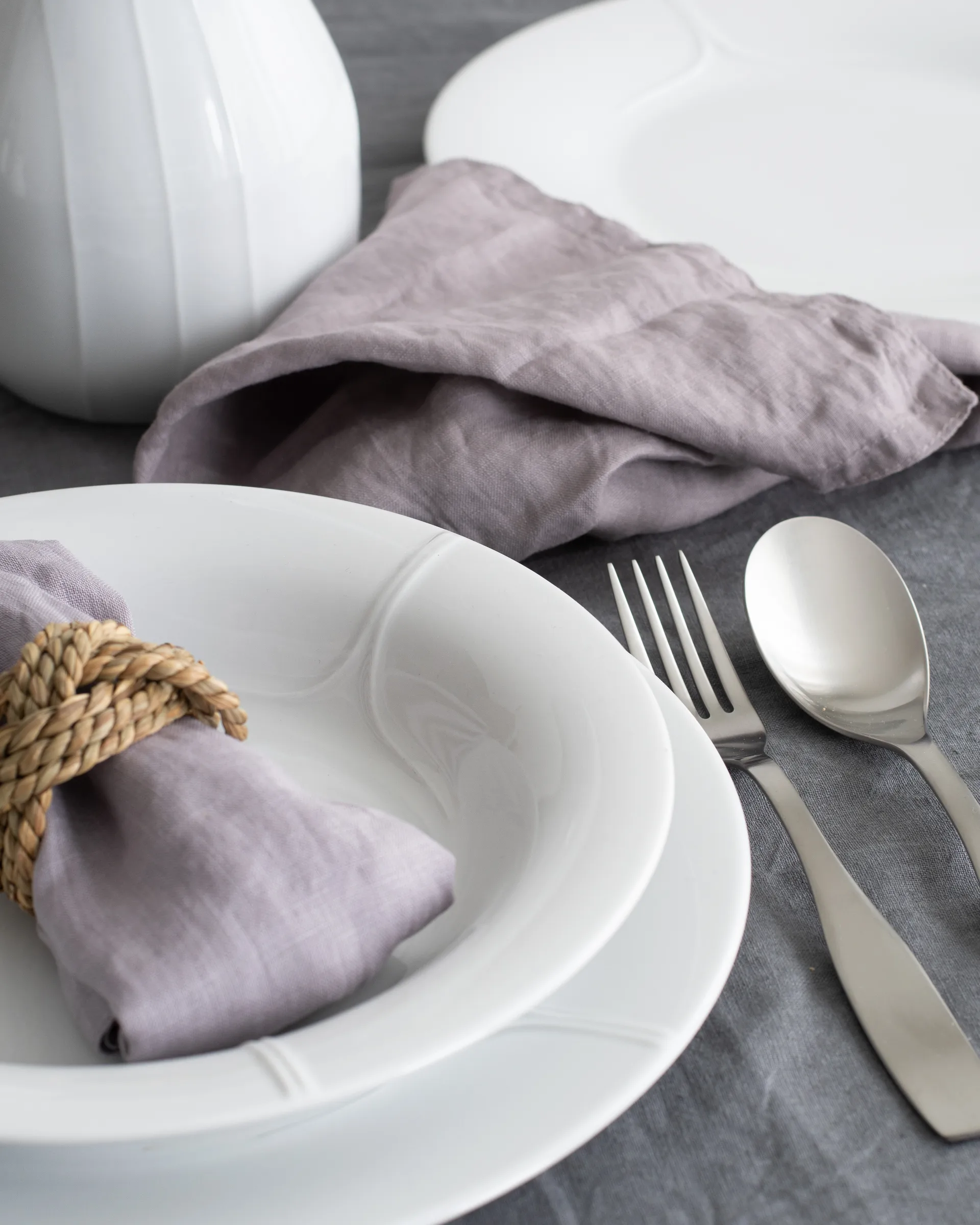 Assiette creuse Pli Blanc 23 cm, Blanc Rörstrand