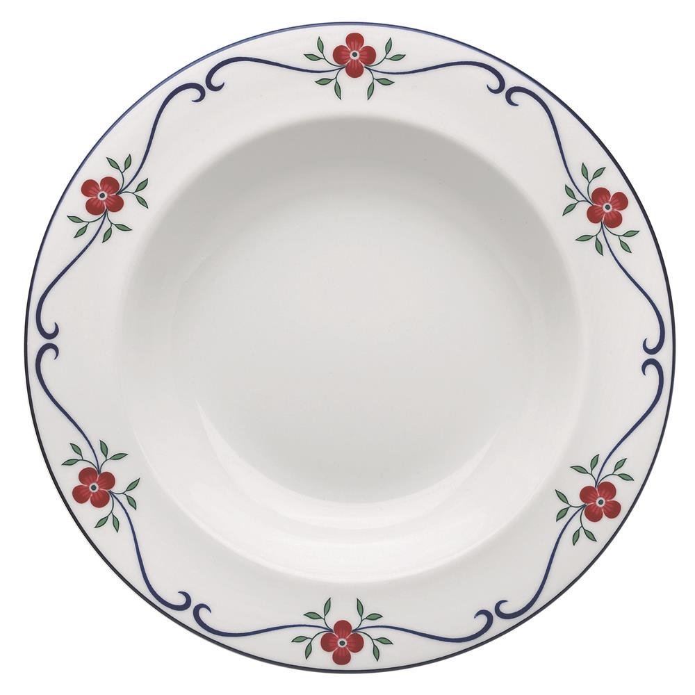 Rörstrand Assiette creuse Sundborn 24 cm | Design Scandinave | Assiettes creuses | Bleu
