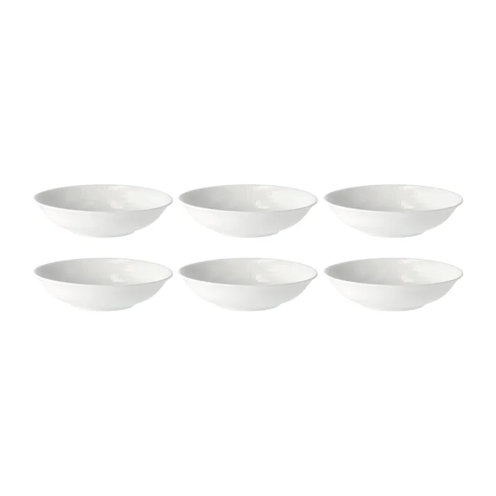 Assiette creuse Swedish Grace 19 cm, lot de 6 snö (blanc) - Rörstrand