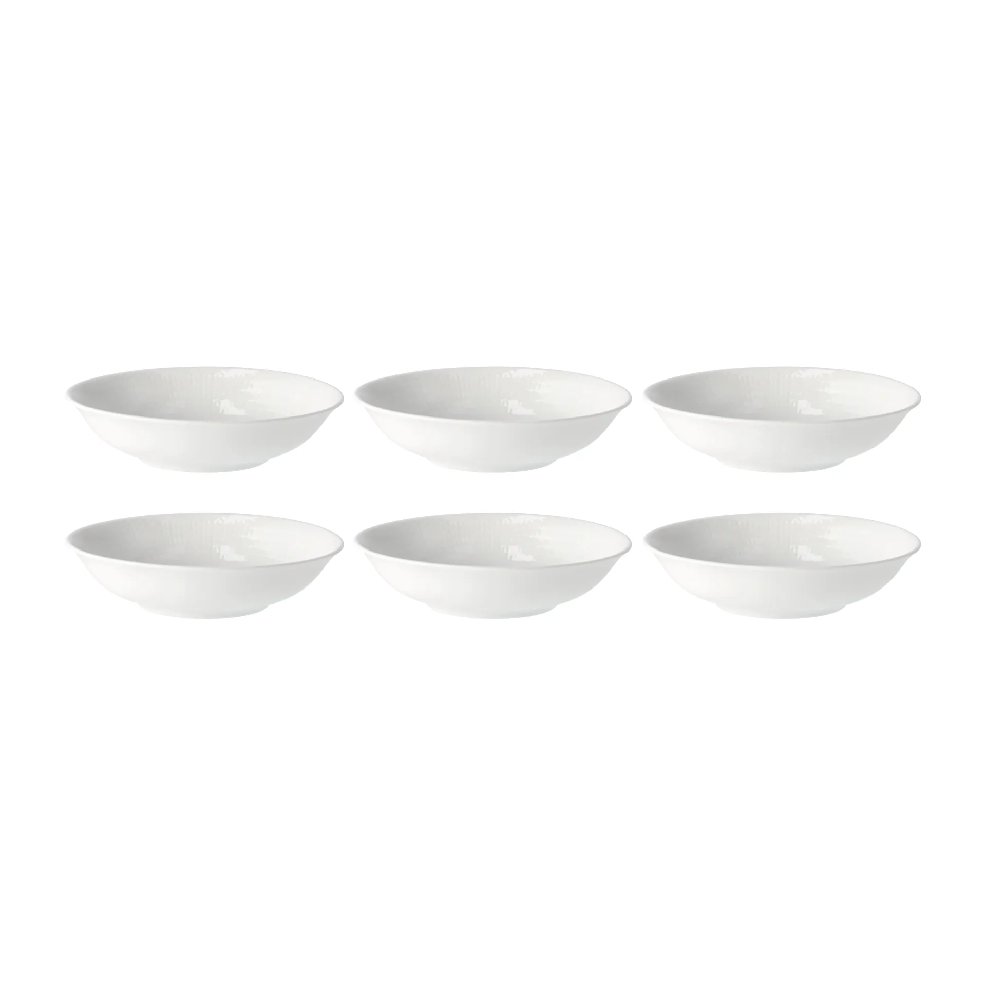 Assiette creuse Swedish Grace 19 cm, lot de 6 snö (blanc) Rörstrand