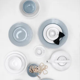 Assiette creuse Swedish Grace Ø25 cm, blanc Rörstrand