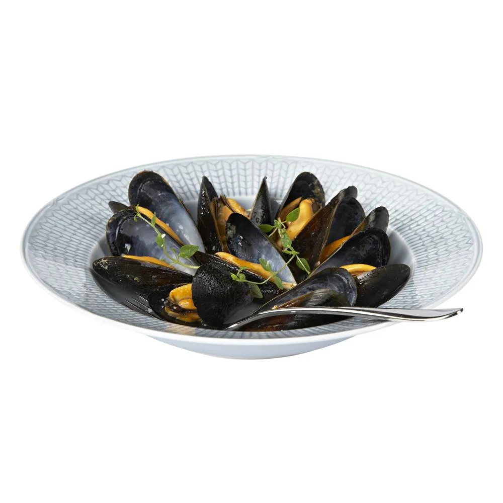 Assiette creuse Swedish Grace Ø25 cm, bleu pâle Rörstrand