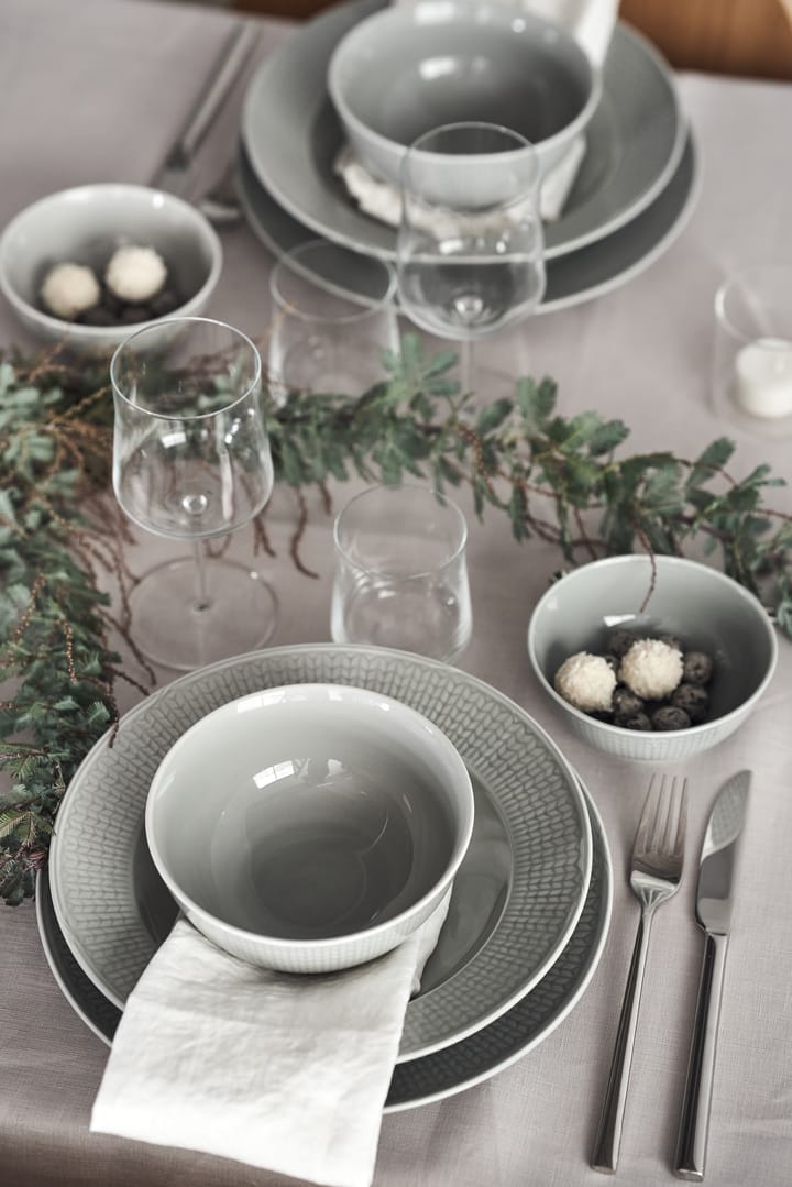Assiette creuse Swedish Grace Ø25 cm, Brouillard (gris) Rörstrand