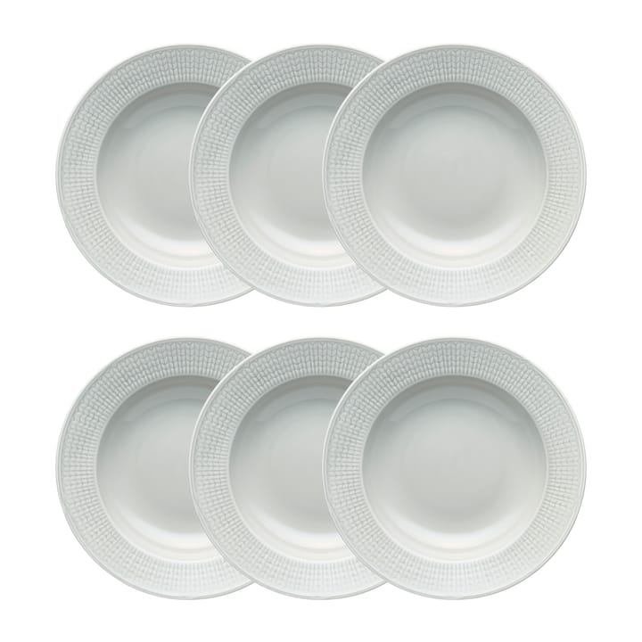 Assiette creuse Swedish Grace 25 cm lot de 6 Brume(gris) - undefined - Rörstrand