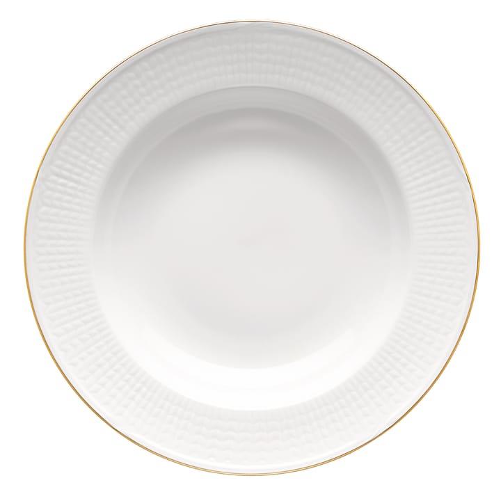 Assiette creuse Swedish Grace Gala 25cm - Blanc - Rörstrand