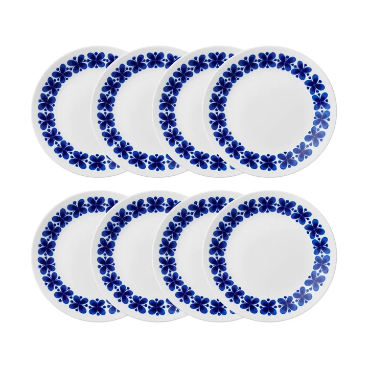 Assiette Mon Amie Ø24 cm lot de 8 - Bleu - Rörstrand