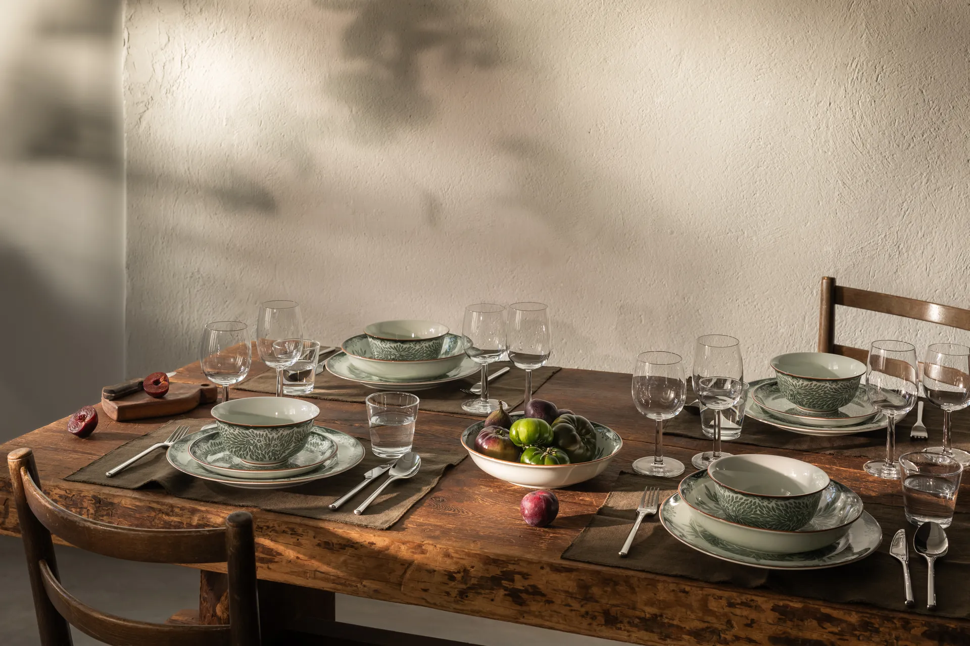 Assiette Ostindia Floris Ø16cm, Vert Rörstrand