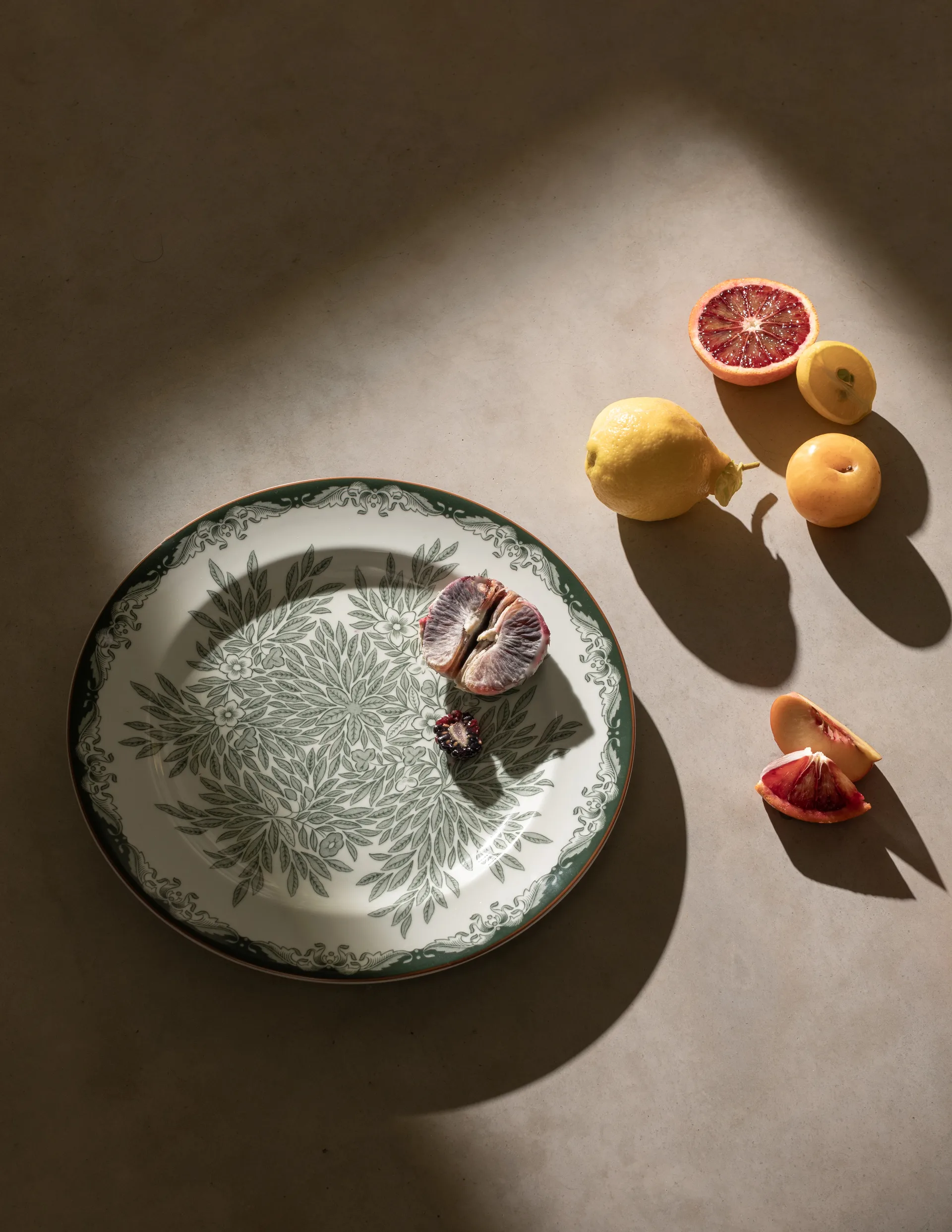 Assiette Ostindia Floris Ø27 cm, Vert Rörstrand