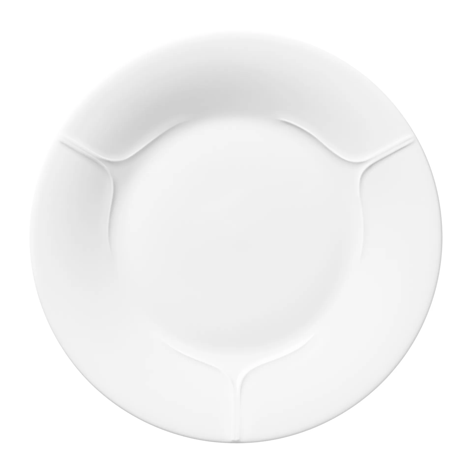 Assiette Pli Blanc 21 cm, Blanc Rörstrand