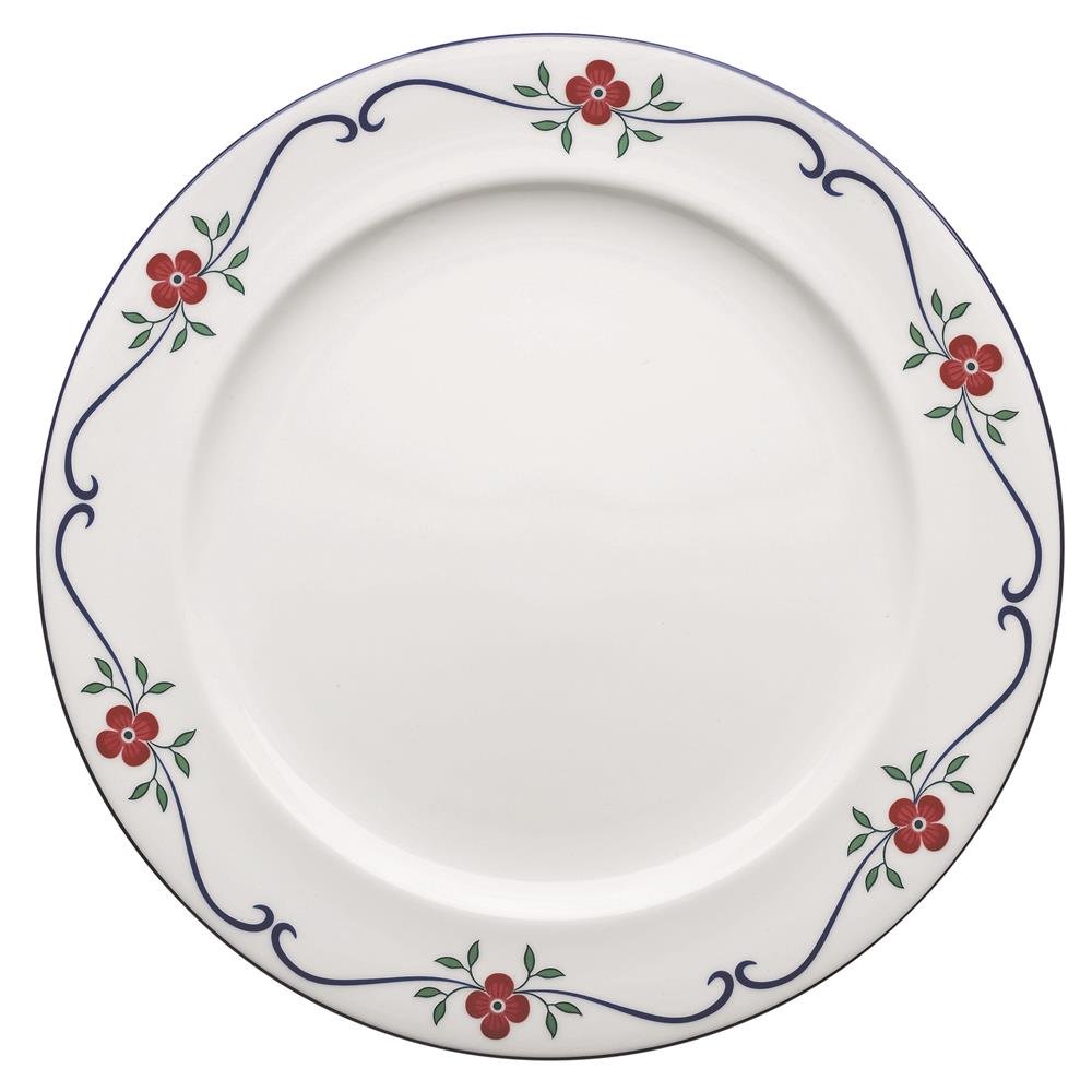 Rörstrand Assiette Sundborn 27 cm | Design Scandinave | Assiettes à dessert | Bleu