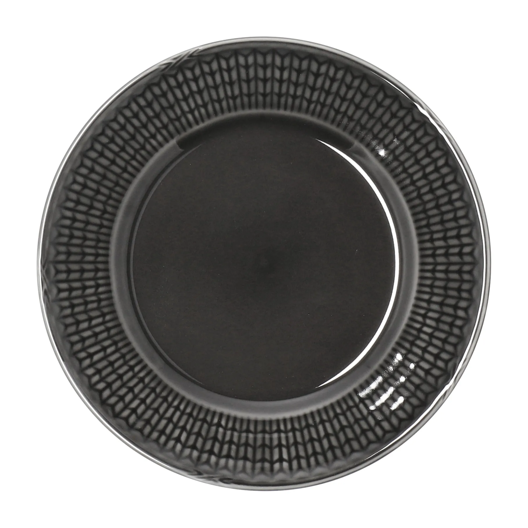 Assiette Swedish Grace Ø17 cm, pierre (gris foncé) Rörstrand