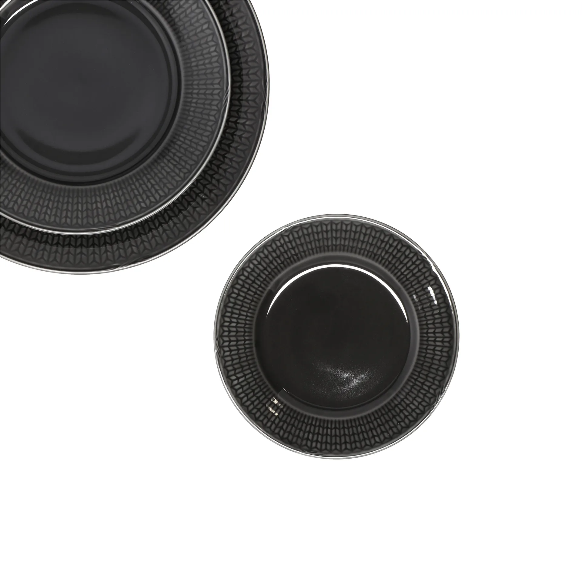 Assiette Swedish Grace Ø17 cm, pierre (gris foncé) Rörstrand