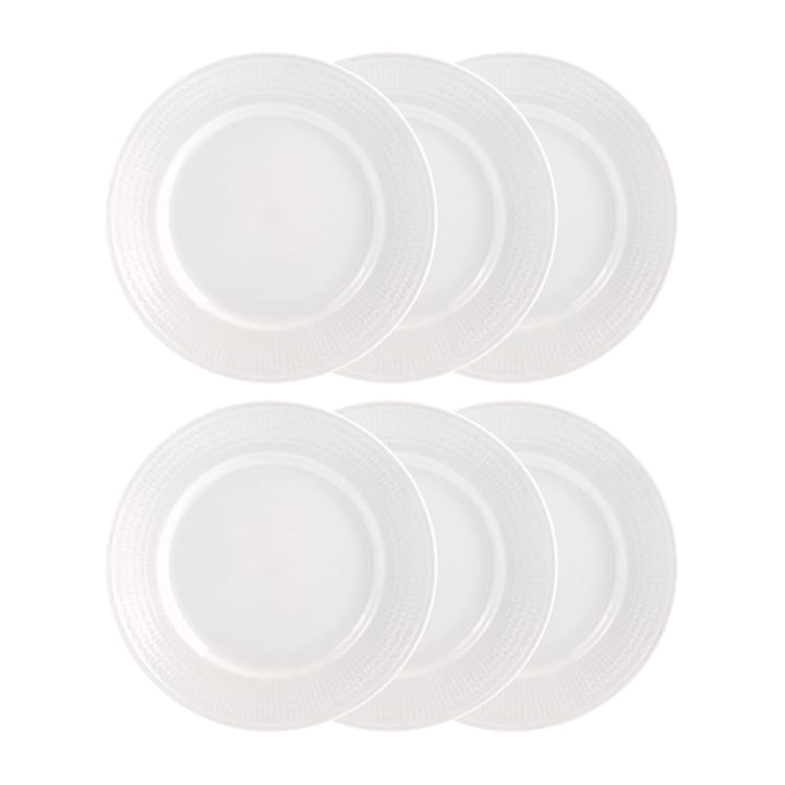 Assiette Swedish Grace 21 cm, lot de 6 snö (blanc) - undefined - Rörstrand