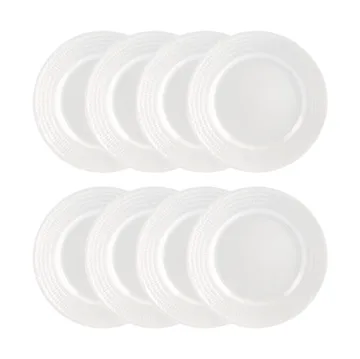 Assiette Swedish Grace Ø21 cm lot de 8 - Neige (blanc) - Rörstrand
