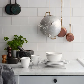 Assiette Swedish Grace Ø21 cm lot de 8 - Neige (blanc) - Rörstrand