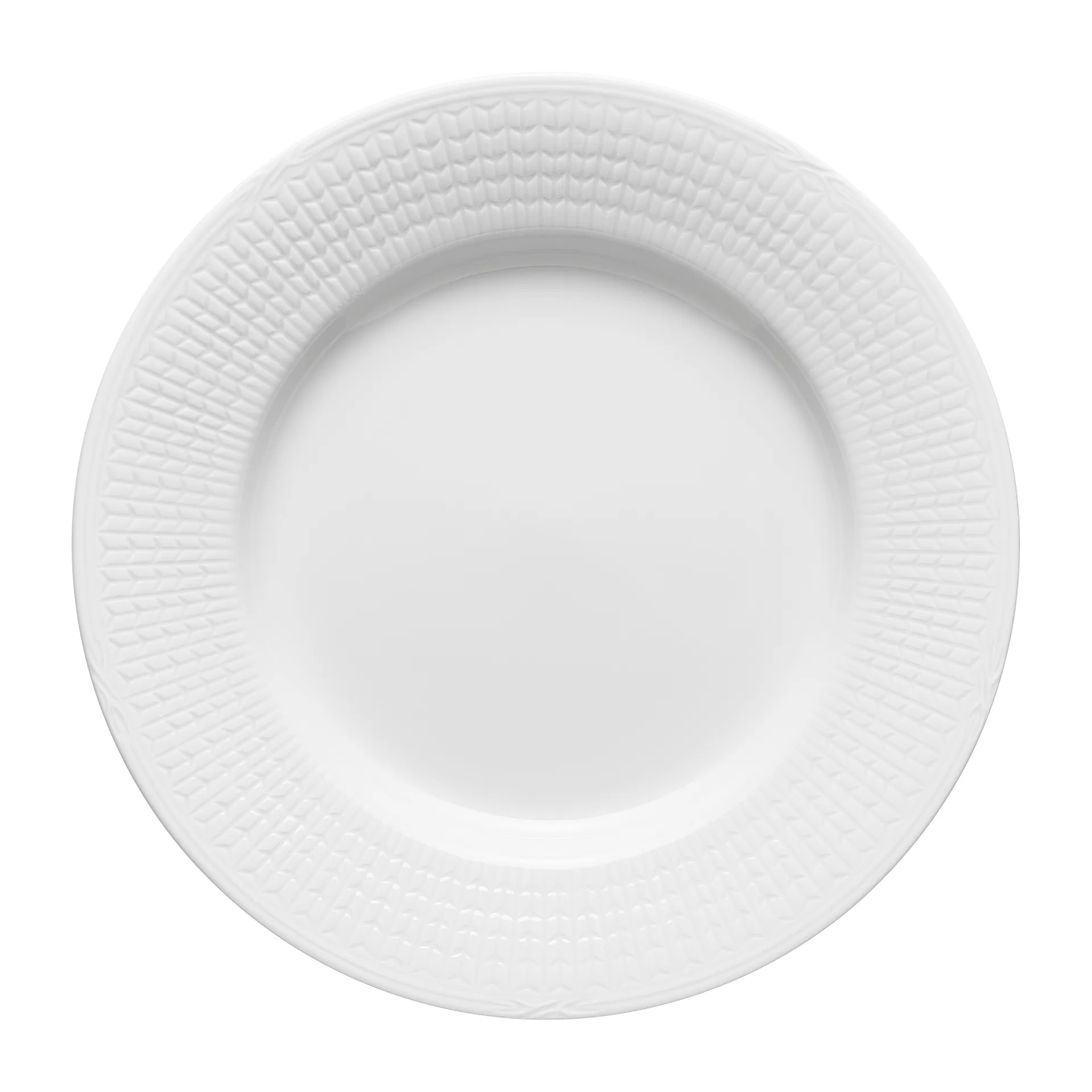Assiette Swedish Grace Ø24 cm, Neige (blanc) Rörstrand