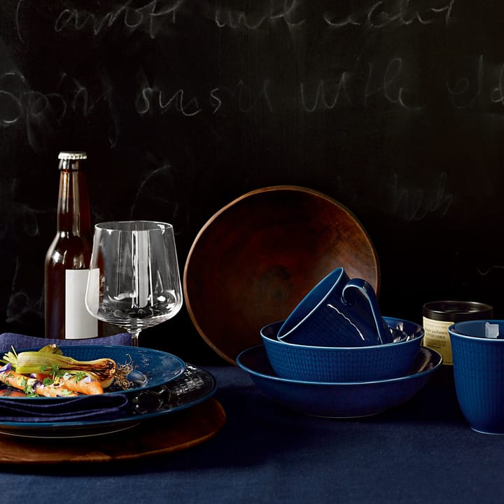 Assiette Swedish Grace Ø27 cm, bleu nuit Rörstrand