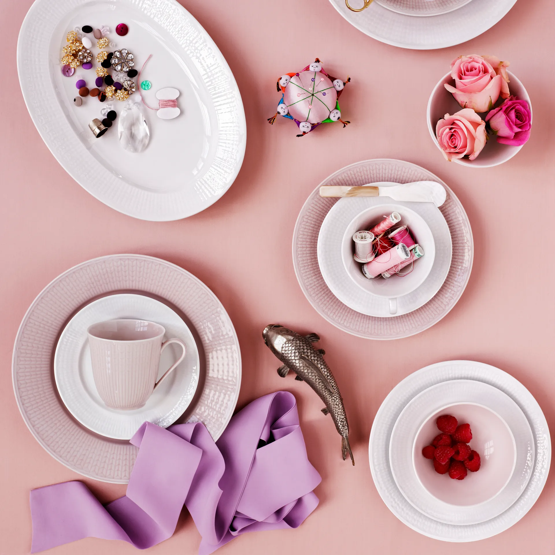 Assiette Swedish Grace Ø27 cm, bleu pâle Rörstrand