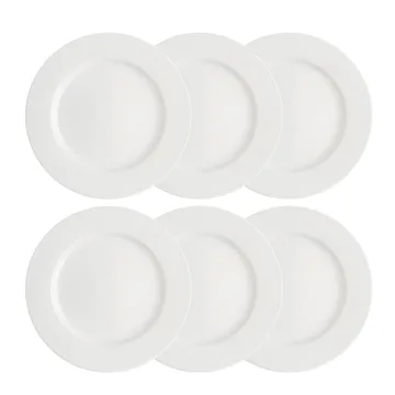 Assiette Swedish Grace 27 cm lot de 6 blanc - Rörstrand