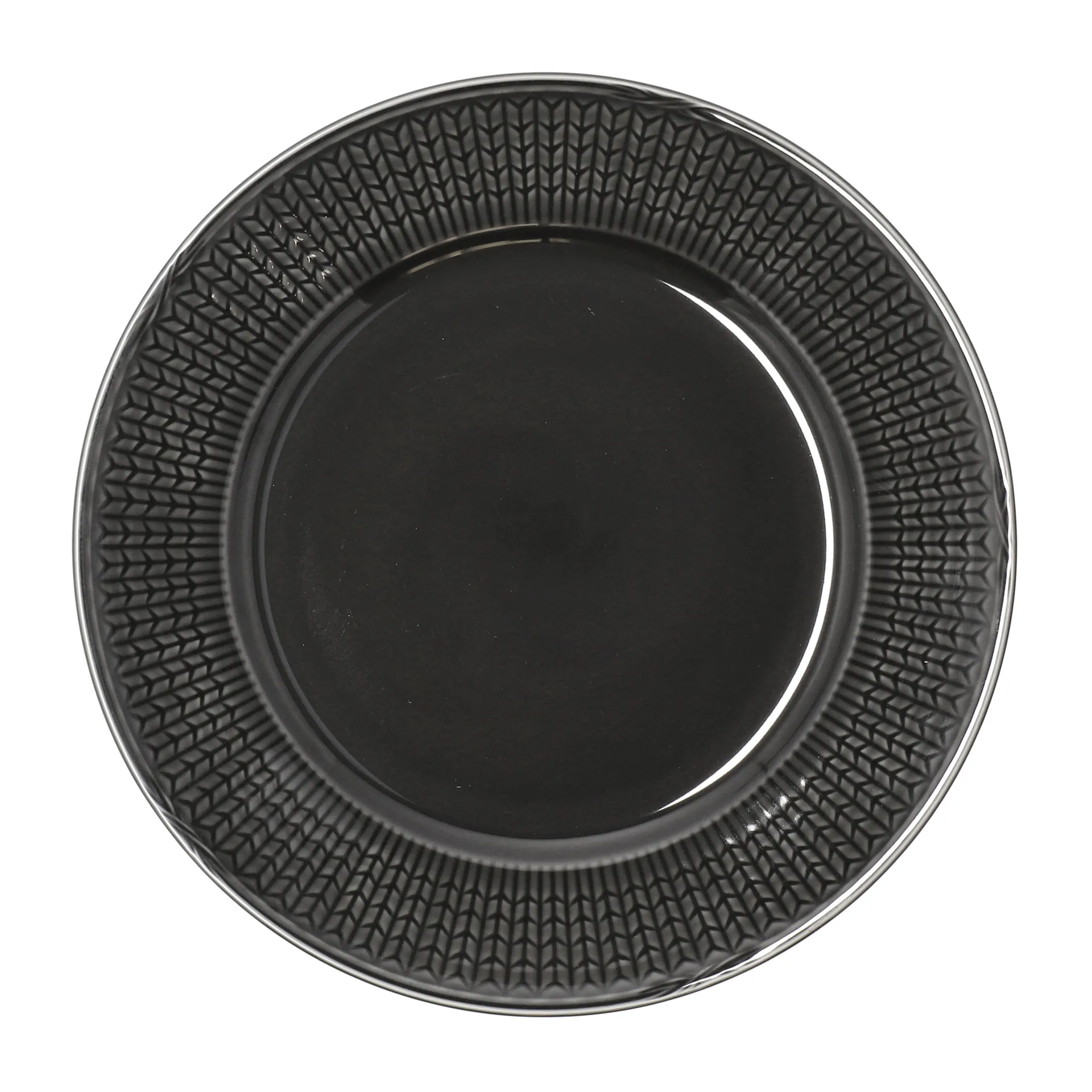 Assiette Swedish Grace Ø27 cm, pierre (gris foncé) Rörstrand