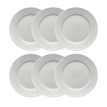 Assiette Swedish Grace lot de 6 Brouillard (gris) - Rörstrand