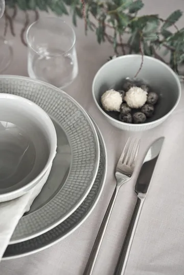 Assiette Swedish Grace lot de 6 Brouillard (gris) - Rörstrand