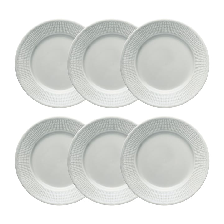 Assiette Swedish Grace lot de 6 - Brouillard (gris) - Rörstrand