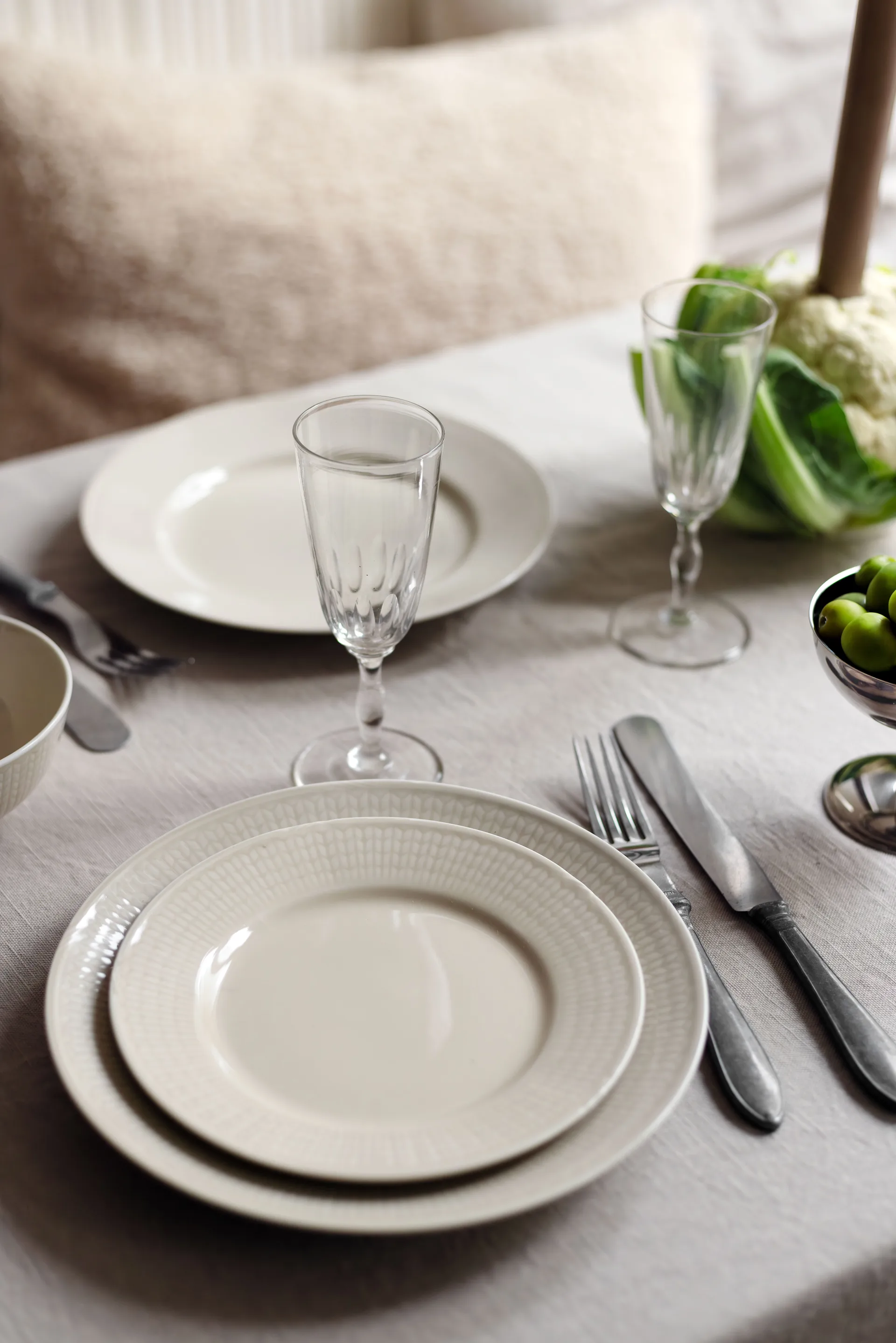 Assiette Swedish Grace petite Ø21 cm, Avoine Rörstrand