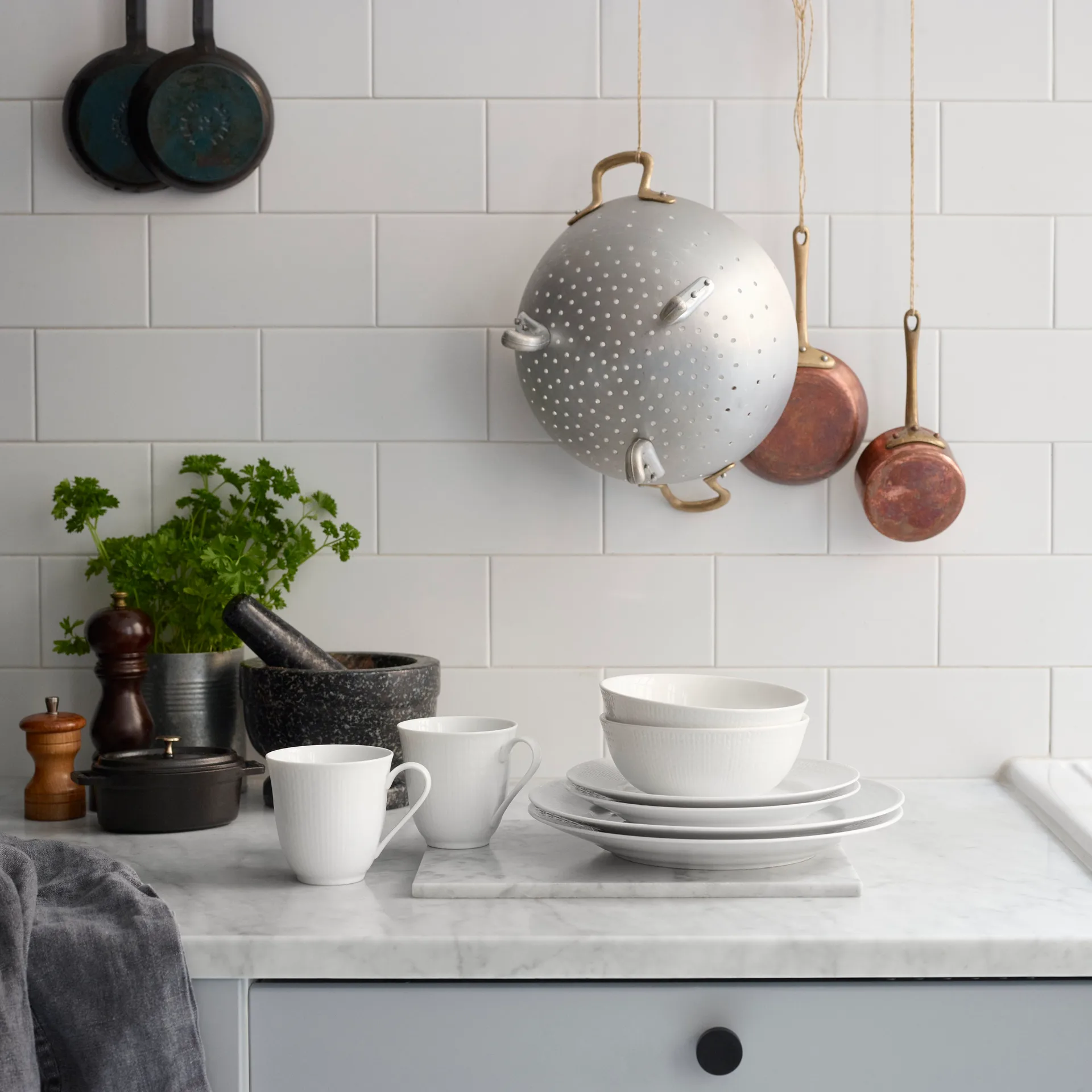 Assiette Swedish Grace petite Ø21 cm, blanc Rörstrand