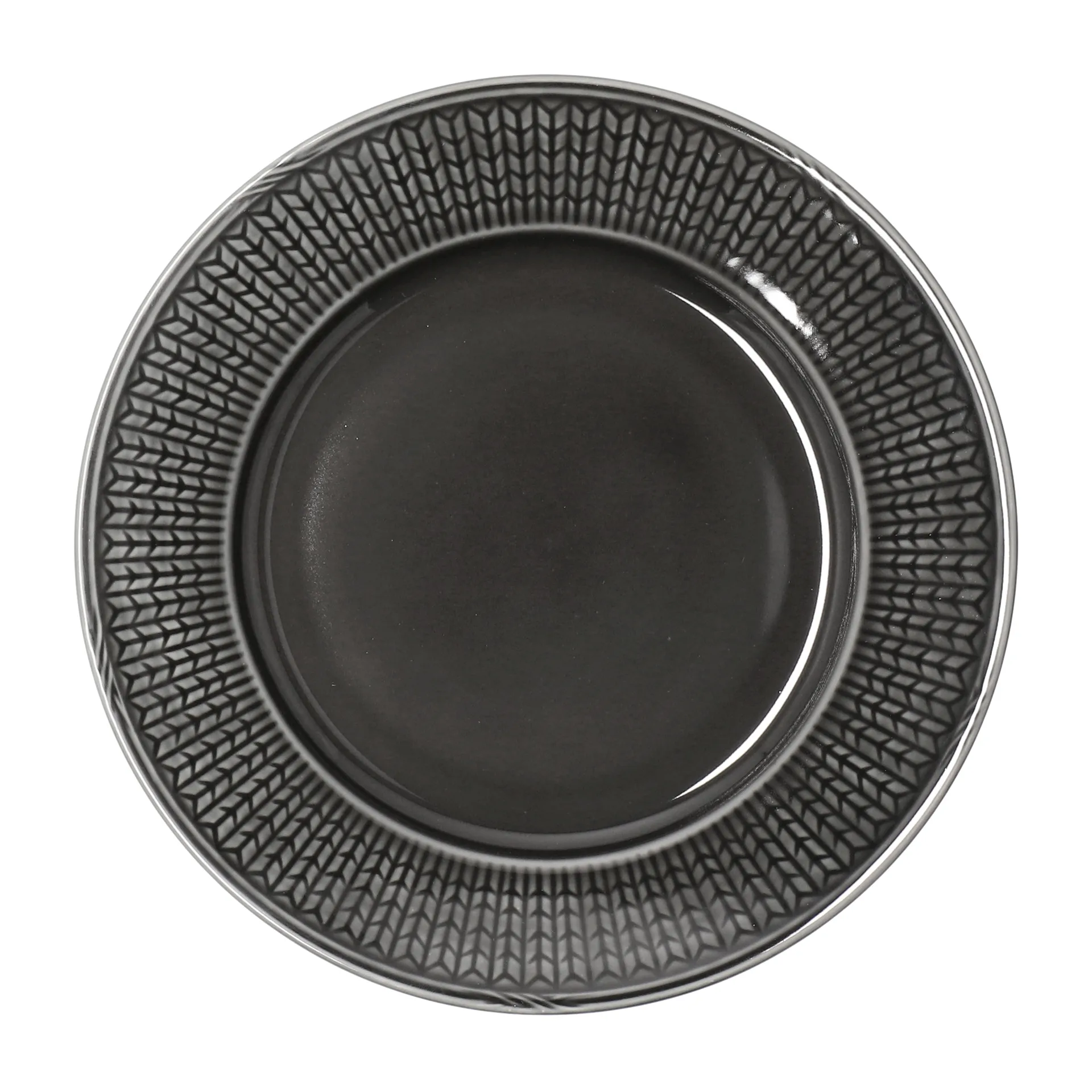 Assiette Swedish Grace petite Ø21 cm, pierre (gris foncé) Rörstrand