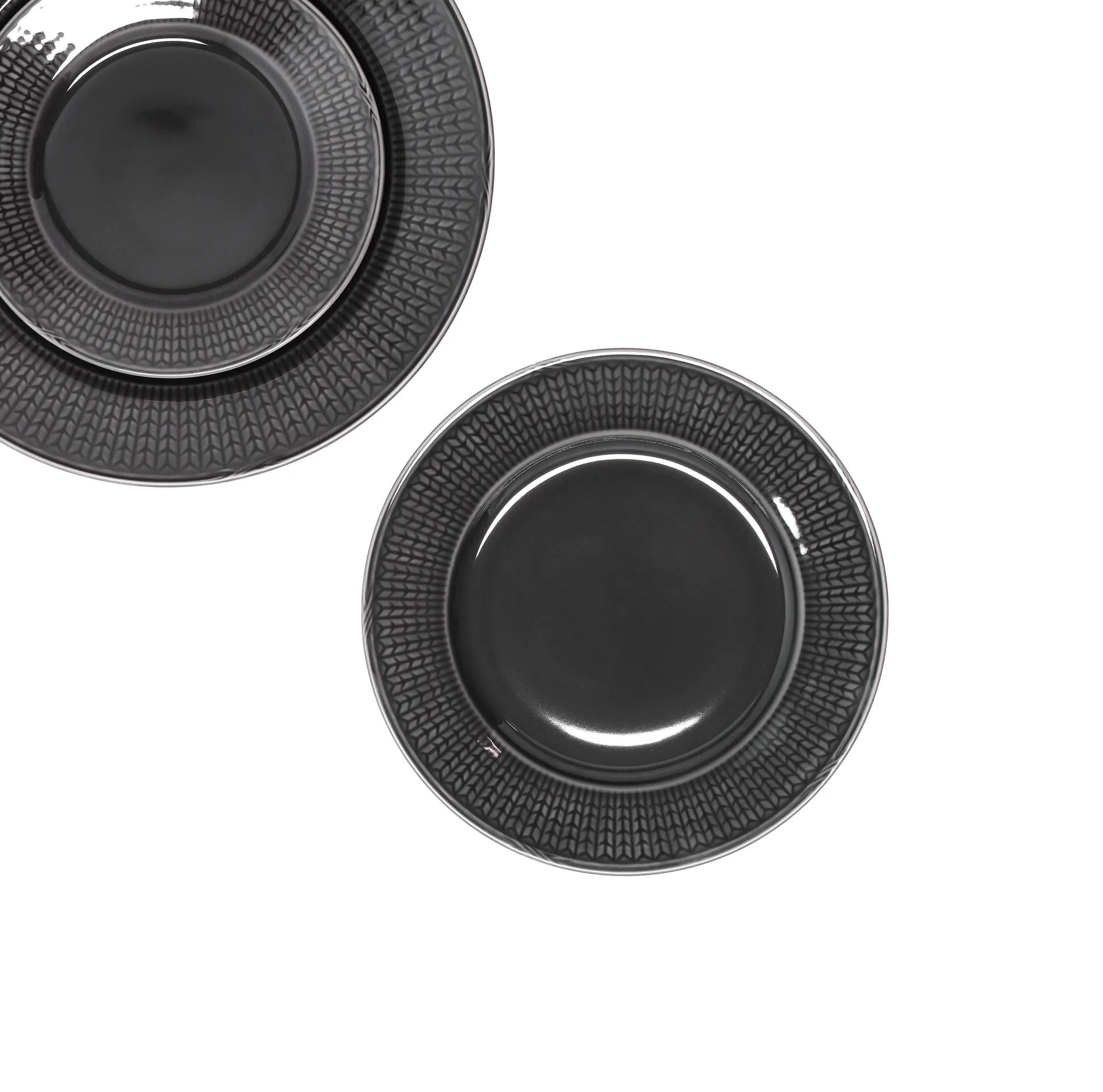 Assiette Swedish Grace petite Ø21 cm, pierre (gris foncé) Rörstrand