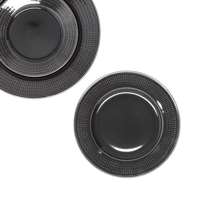 Assiette Swedish Grace petite Ø21 cm, pierre (gris foncé) Rörstrand