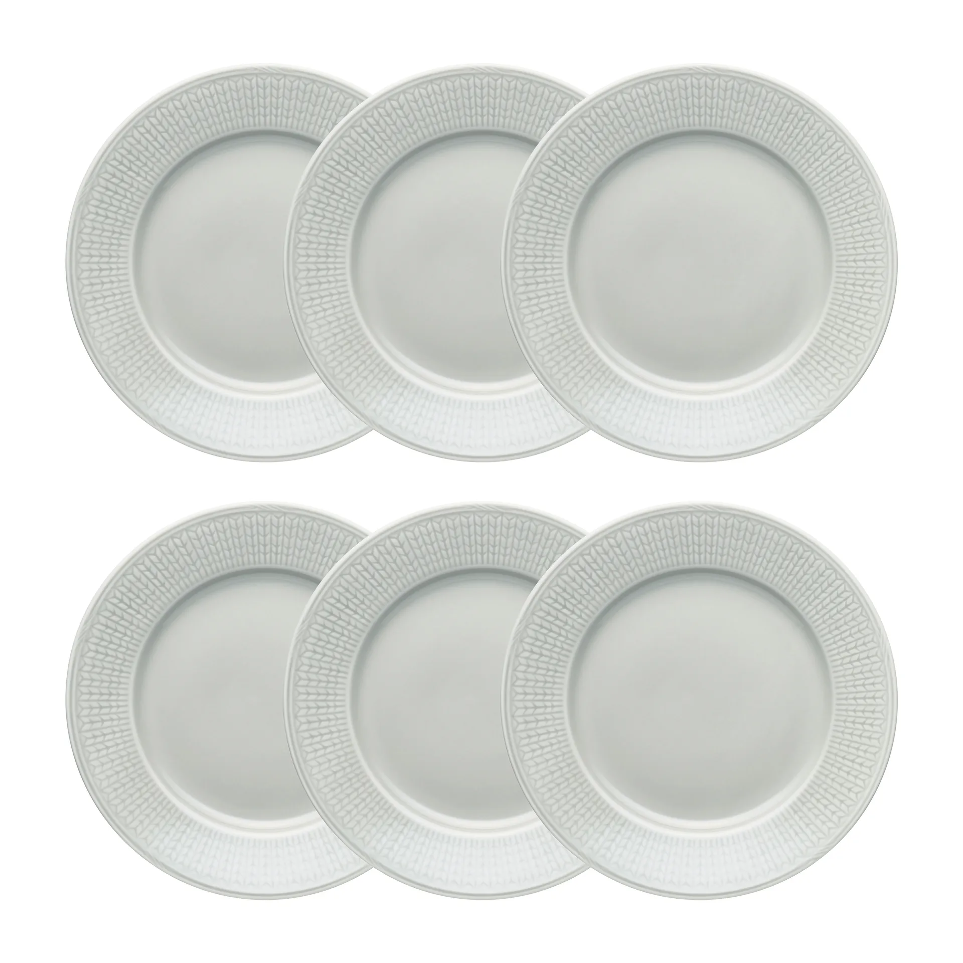 Assiette Swedish Grace petite lot de 6 Brouillard (gris) Rörstrand