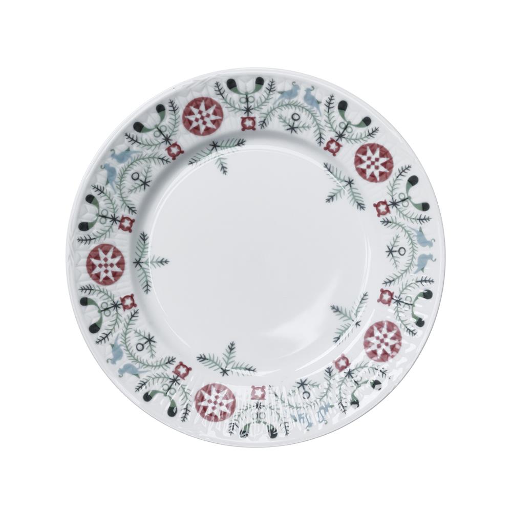 rörstrand assiette swedish grace winter 17 cm blanc