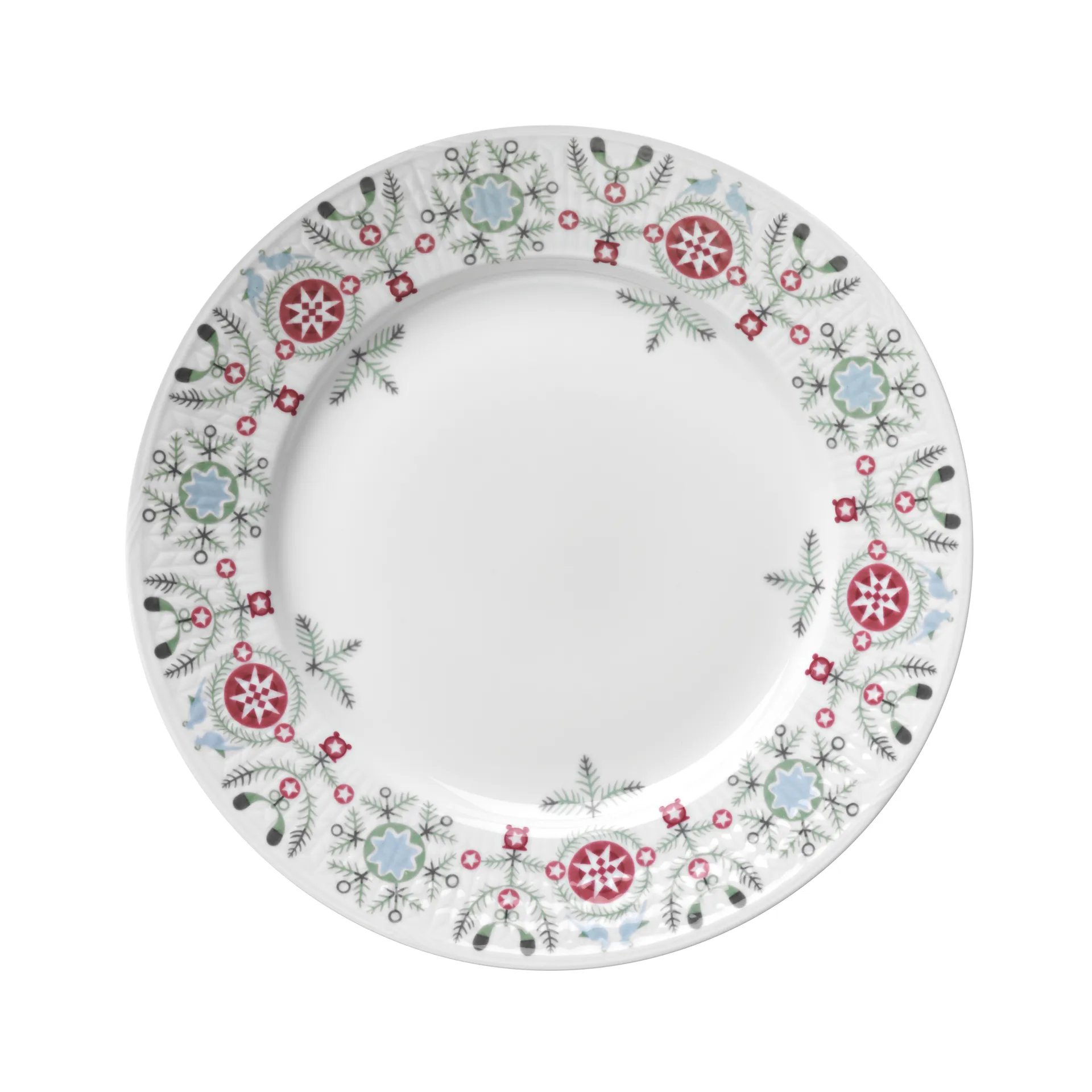 Assiette Swedish Grace Winter 21 cm, blanc Rörstrand