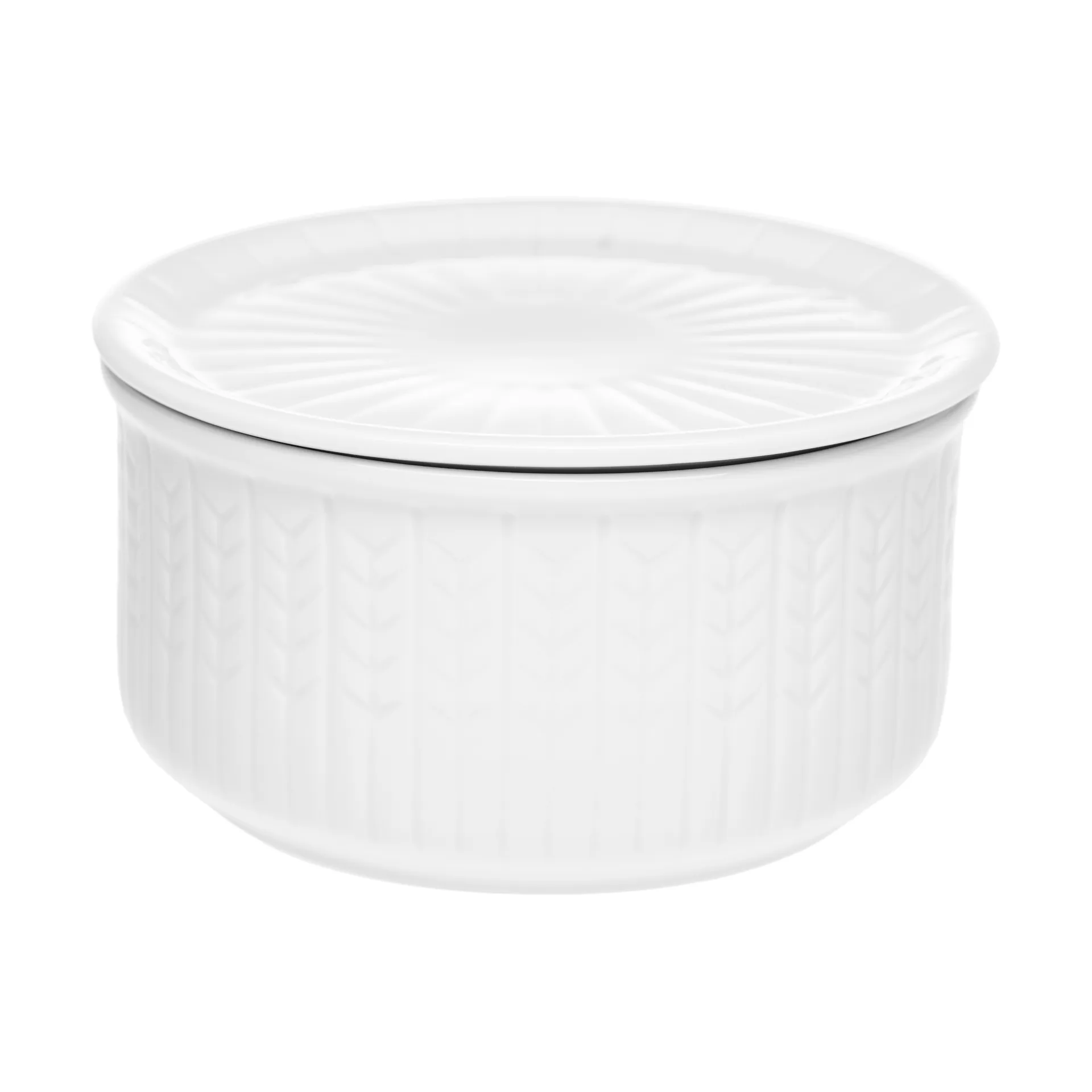Bocal de rangement bas Swedish Grace S 0,3 L, Neige Rörstrand