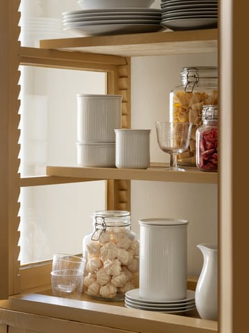 Bocal de rangement bas Swedish Grace S 0,3 L - Neige - Rörstrand