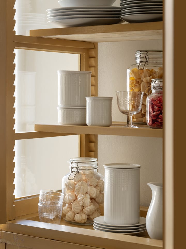 Bocal de rangement bas Swedish Grace S 0,3 L, Neige Rörstrand